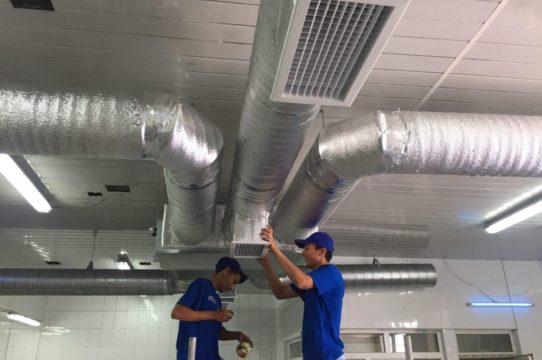Чистка вентиляции на производствах в Краснодаре